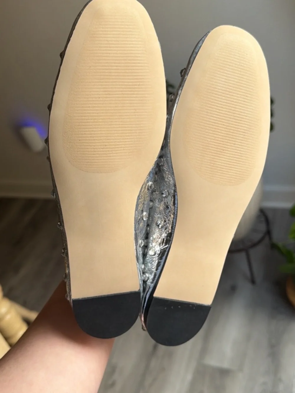 Silver Gem Steve Madden Flats